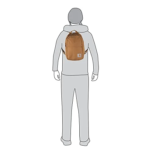 Carhartt Mini Backpack, Everyday Essentials Daypack For Men And Women, Brown 3 Carhartt Mini Backpack, Everyday Essentials Daypack For Men And Women, Brown - Image 3