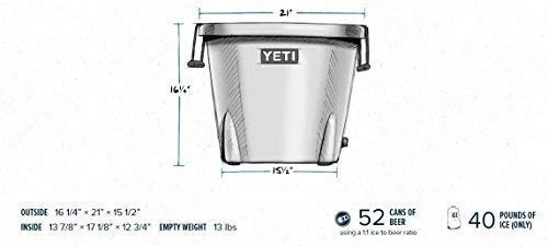 YETI Tank 45 Bucket Cooler, Desert Tan 5 YETI Tank 45 Bucket Cooler, Desert Tan - Image 5