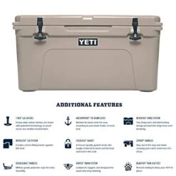 YETI Tundra 65 Cooler, Desert Tan -Backpack Shop 410fXaaSajL