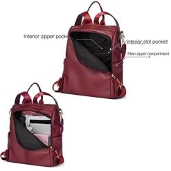 CLUCI Women Backpack Purse Fashion Leather Large Travel Bag Ladies Shoulder Bags Wine Red 11 CLUCI Women Backpack Purse Fashion Leather Large Travel Bag Ladies Shoulder Bags Wine Red -Backpack Shop 411FyFi3osL