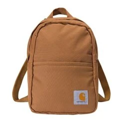 Carhartt Mini Backpack, Everyday Essentials Daypack For Men And Women, Brown