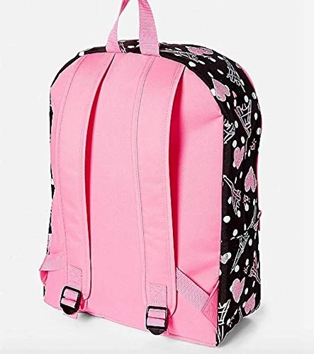 Justice Girls Paris Backpack Black 2 Justice Girls Paris Backpack Black - Image 2