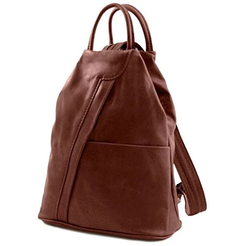 Tuscany Leather Shanghai Leather Backpack Brown 7 Tuscany Leather Shanghai Leather Backpack Brown - Image 7