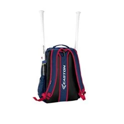 EASTON WALK-OFF IV Bat & Equipment Backpack Bag | Baseball Softball | 2020 | Stars & Stripes | 2 Bat Sleeves | Vented Shoe Pocket | External Helmet Holder | 2 Side Pockets | Valuables Pocket | Hook -Backpack Shop 419tZKyzetL