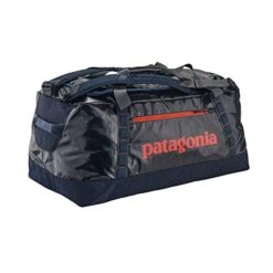 Patagonia Black Hole Duffel Travel Duffle, 45 Cm, 90 Liters, Blue (Navy W/Paintbrush Red)