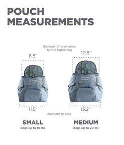Outward Hound PoochPouch Dog Front Carrier, Medium, Blue -Backpack Shop 41SV0XPWcAL