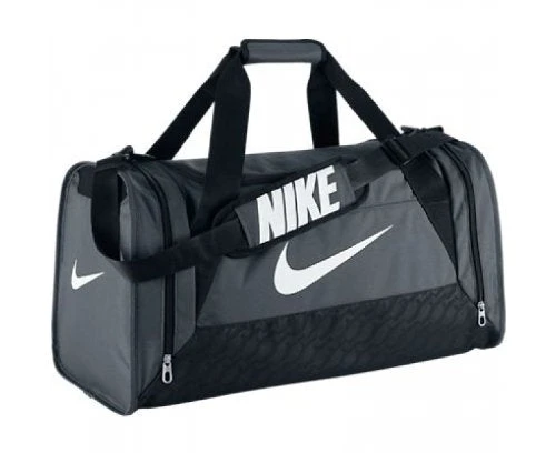 Nike Brasilia 6 Duffel Bag Black/White Size Medium 5 Nike Brasilia 6 Duffel Bag Black/White Size Medium - Image 5
