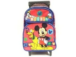 Disney New Mickey Mouse Small Toddler Rolling Backpack(2281)