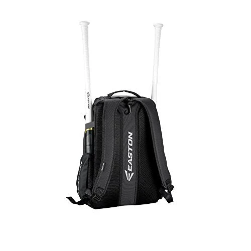 EASTON WALK-OFF IV Bat & Equipment Backpack Bag | Baseball Softball | 2020 | Black | 2 Bat Sleeves | Vented Shoe Pocket | External Helmet Holder | 2 Side Pockets | Valuables Pocket | Fence Hook 4 EASTON WALK-OFF IV Bat & Equipment Backpack Bag | Baseball Softball | 2020 | Black | 2 Bat Sleeves | Vented Shoe Pocket | External Helmet Holder | 2 Side Pockets | Valuables Pocket | Fence Hook - Image 4