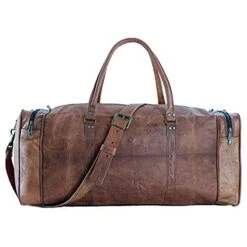KPL 21 Inch Vintage Leather Duffel Travel Gym Sports Overnight Weekend Duffle Bags For Men And Women 12 KPL 21 Inch Vintage Leather Duffel Travel Gym Sports Overnight Weekend Duffle Bags For Men And Women -Backpack Shop 41g Pk ELOL