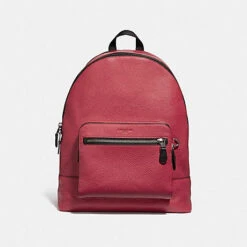 COACH WEST BACKPACK, F23247, TRUE RED