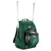 EASTON WALK-OFF IV Bat & Equipment Backpack Bag | Baseball Softball | 2020 | Green | 2 Bat Sleeves | Vented Shoe Pocket | External Helmet Holder | 2 Side Pockets | Valuables Pocket | Fence Hook