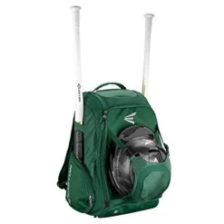 EASTON WALK-OFF IV Bat & Equipment Backpack Bag | Baseball Softball | 2020 | Green | 2 Bat Sleeves | Vented Shoe Pocket | External Helmet Holder | 2 Side Pockets | Valuables Pocket | Fence Hook