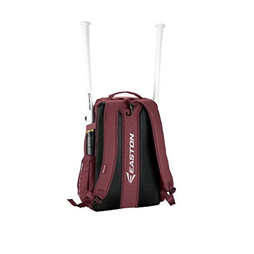EASTON WALK-OFF IV Bat & Equipment Backpack Bag | Baseball Softball | 2020 | Maroon | 2 Bat Sleeves | Vented Shoe Pocket | External Helmet Holder | 2 Side Pockets | Valuables Pocket | Fence Hook 4 EASTON WALK-OFF IV Bat & Equipment Backpack Bag | Baseball Softball | 2020 | Maroon | 2 Bat Sleeves | Vented Shoe Pocket | External Helmet Holder | 2 Side Pockets | Valuables Pocket | Fence Hook - Image 4