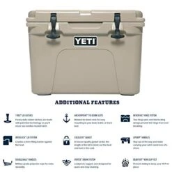 YETI Tundra 35 Cooler, Desert Tan -Backpack Shop 41qHAbWMRVL