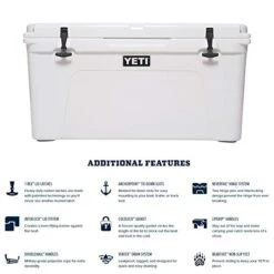 YETI Tundra 75 Cooler, White -Backpack Shop 41rt59yVhJL