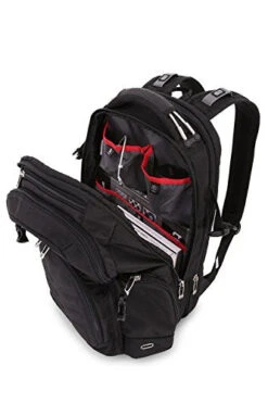 SwissGear 5709 ScanSmart Laptop Backpack. Abrasion-Resistant & Travel-Friendly School Work Premium Laptop Backpack (Black Backpack) -Backpack Shop 41s8VBV1DyL