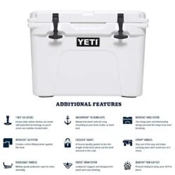 YETI Tundra 35 Cooler, White -Backpack Shop 41u1YJ0bAxL