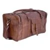 KPL 21 Inch Vintage Leather Duffel Travel Gym Sports Overnight Weekend Duffle Bags For Men And Women