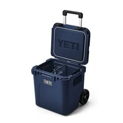 YETI Roadie 48 Wheeled Cooler With Retractable Periscope Handle, Navy -Backpack Shop 41x 3SLjX6L