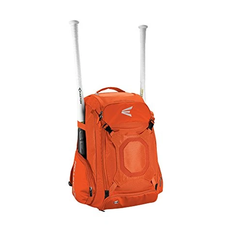 EASTON WALK-OFF IV Bat & Equipment Backpack Bag | Baseball Softball | 2020 | Orange | 2 Bat Sleeves | Vented Shoe Pocket | External Helmet Holder | 2 Side Pockets | Valuables Pocket | Fence Hook 5 EASTON WALK-OFF IV Bat & Equipment Backpack Bag | Baseball Softball | 2020 | Orange | 2 Bat Sleeves | Vented Shoe Pocket | External Helmet Holder | 2 Side Pockets | Valuables Pocket | Fence Hook - Image 5