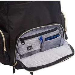 Kenneth Cole Reaction Women's Sophie Silky Nylon 15.0" Laptop & Tablet Anti-Theft RFID Backpack Laptop, Black, One Size -Backpack Shop 5102NgsvGiL