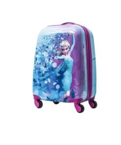 Disney Frozen Hard Side Spinner Trolley 18 Inch Luggage For Kids [Blue] -Backpack Shop 512yCk8j eL