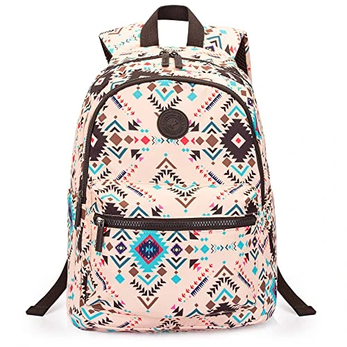 Montana West Bohemian Backpack Ethnic Aztec Geometric Daypack Boho Casual Canvas School Bookbag Travel Shoulder Bag MW1141-9110M-TN 1 Montana West Bohemian Backpack Ethnic Aztec Geometric Daypack Boho Casual Canvas School Bookbag Travel Shoulder Bag MW1141-9110M-TN