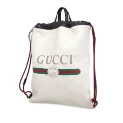 Gucci Printed Logo Backpack