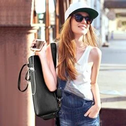 Backpack Purse For Women, 15.6 Inch Convertible Soft Vegan Leather Laptop Backpack With USB Charging Port, Waterproof Anti-theft Shoulder Tote Bag Handbag With Tassel For School Work Business Travel 10 Backpack Purse For Women, 15.6 Inch Convertible Soft Vegan Leather Laptop Backpack With USB Charging Port, Waterproof Anti-theft Shoulder Tote Bag Handbag With Tassel For School Work Business Travel -Backpack Shop 51CnpATJ1PL