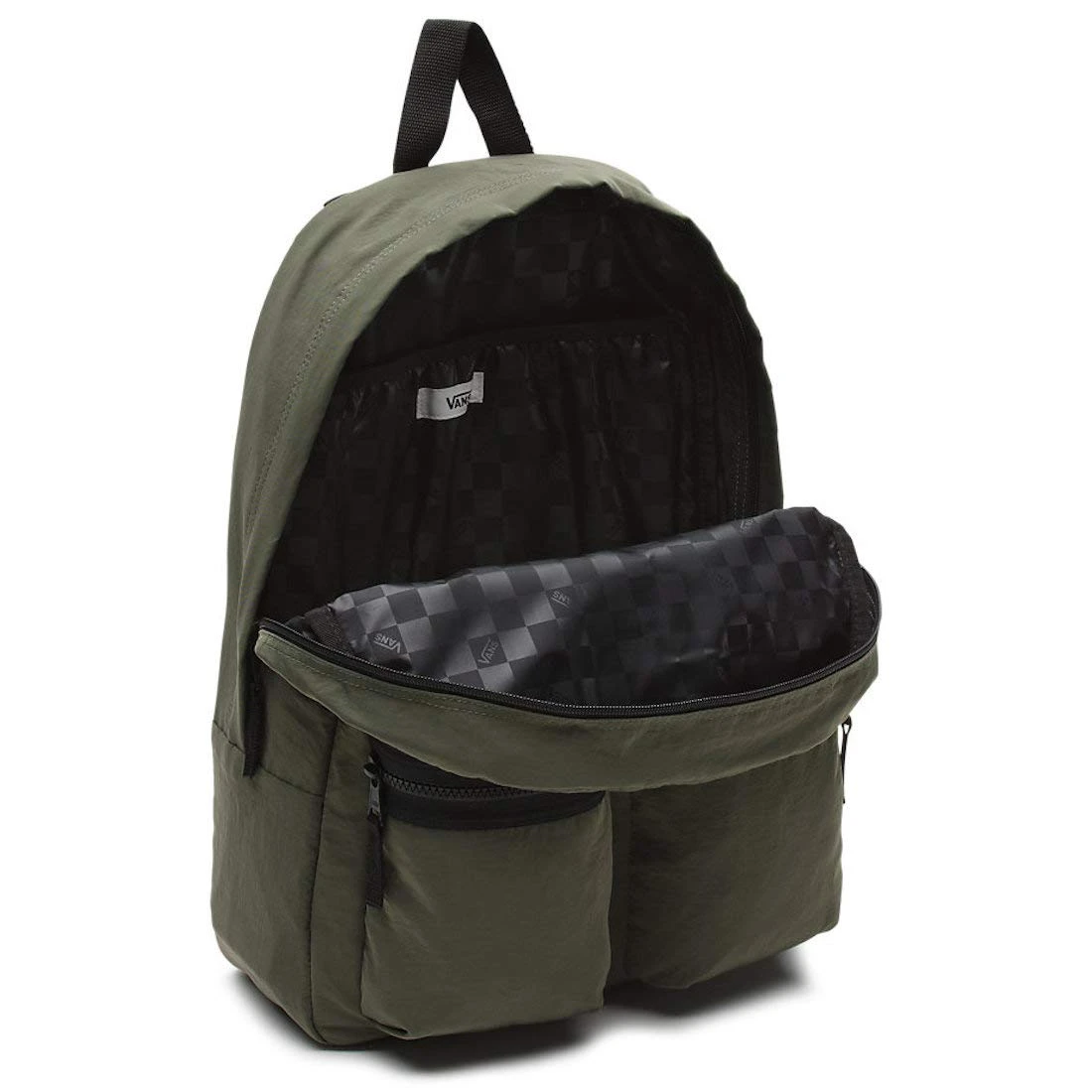 Vans Double Down Backpack Olive 3 Vans Double Down Backpack Olive - Image 3