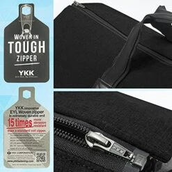 BUG Garment Bags, Convertible Garment Bag With Shoulder Strap, Shoes Compartment, Carry On Travel Suit Bags, 2 In 1 Garment Duffle Bag For Men Women Weekender Bag (Extra Large Dark Black) -Backpack Shop 51JZuohklIS