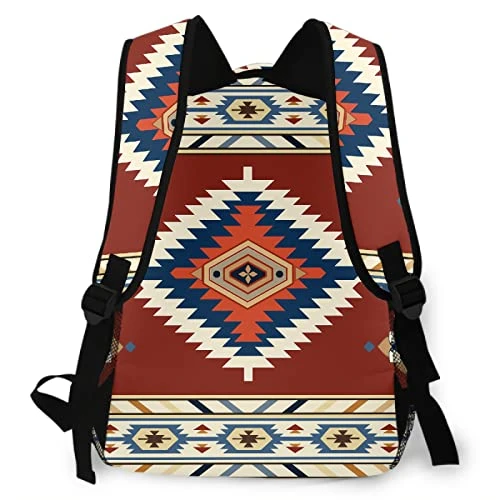 Aztec Backpack Tribal Western Backpack For Boys Girls Elementary School Navajo Bags Back To School Gift Bookbag 2nd 3rd 4th 5th 6th Grade 3 Aztec Backpack Tribal Western Backpack For Boys Girls Elementary School Navajo Bags Back To School Gift Bookbag 2nd 3rd 4th 5th 6th Grade - Image 3