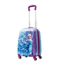Disney Frozen Hard Side Spinner Trolley 18 Inch Luggage For Kids [Blue] -Backpack Shop 51QK32ufpeL