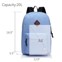 Lightweight Backpack For School, VASCHY Classic Basic Water Resistant Casual Daypack For Travel With Bottle Side Pockets (Lavander) 13 Lightweight Backpack For School, VASCHY Classic Basic Water Resistant Casual Daypack For Travel With Bottle Side Pockets (Lavander) -Backpack Shop 51QT7SyooEL