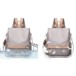 COOFIT Womens Backpack Casual Daypack Anti-theft Backpack Nylon Backpack Small Khaki -Backpack Shop 51R Dp0d2SL