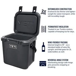 YETI Roadie 24 Cooler, Charcoal 12 YETI Roadie 24 Cooler, Charcoal -Backpack Shop 51R0VWCEzyL