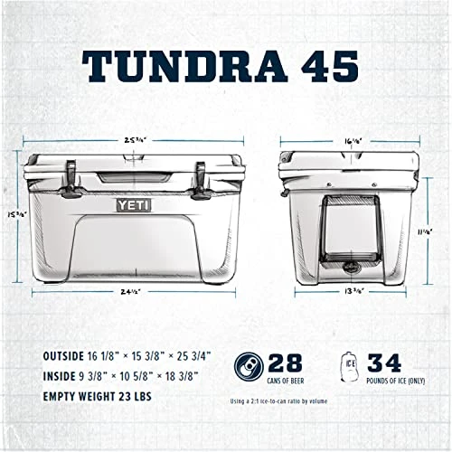 YETI Tundra 45 Cooler, White 7 YETI Tundra 45 Cooler, White - Image 7