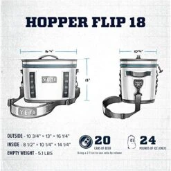YETI Hopper Flip 18 Portable Cooler, Navy 7 YETI Hopper Flip 18 Portable Cooler, Navy -Backpack Shop 51a5I5KCIbL
