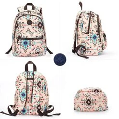 Montana West Bohemian Backpack Ethnic Aztec Geometric Daypack Boho Casual Canvas School Bookbag Travel Shoulder Bag MW1141-9110M-TN 10 Montana West Bohemian Backpack Ethnic Aztec Geometric Daypack Boho Casual Canvas School Bookbag Travel Shoulder Bag MW1141-9110M-TN -Backpack Shop 51bhooFU6YL