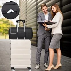 Garment Bags For Travel,Carry On Suit Bags For Men Travel,Garment Bag With Shoe Compartment,2 In 1 Waterproof Convertible Garment Bag With Shoulder Strap Black -Backpack Shop 51dQR0puGEL