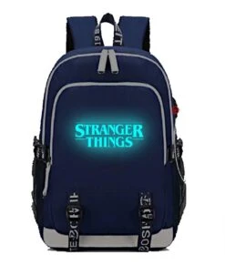 DarkT Stranger Things Backpack, Luminous School Bag, Laptop Backpack With USB Charging Port, Unisex College Daypack