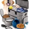 Rubyloo The Original Doggy Bag™- Dog Travel Bag For Supplies With 2 BPA-Free Collapsible Dog Bowls, 2 Dog Food Travel Containers-A Dog Travel Kit For Road Trips Or Weekend Away. Airline Approved