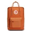 KALIDI Casual Backpack For Women,15 Inches Laptop Classic Backpack Camping Rucksack Travel Outdoor Daypack College School Bag, Orange