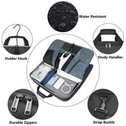 Garment Bags For Travel, Large Suit Travel Bag For Men Women With Shoulder Strap, Mancro Foldable Carry On Garment Bag Gifts For Business Trip - 2 In 1 Hanging Suitcase Luggage Bags For Travel, Black -Backpack Shop 51lPQCvbuUL