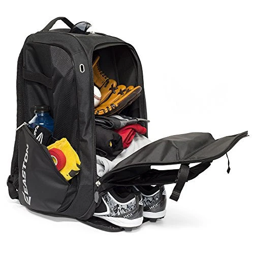 EASTON WALK-OFF IV Bat & Equipment Backpack Bag | Baseball Softball | 2020 | Maroon | 2 Bat Sleeves | Vented Shoe Pocket | External Helmet Holder | 2 Side Pockets | Valuables Pocket | Fence Hook 3 EASTON WALK-OFF IV Bat & Equipment Backpack Bag | Baseball Softball | 2020 | Maroon | 2 Bat Sleeves | Vented Shoe Pocket | External Helmet Holder | 2 Side Pockets | Valuables Pocket | Fence Hook - Image 3