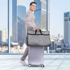 MISSLO 43" Heavy Duty Hanging Garment Bags For Travel Suit Bag For Men Waterproof Oxford Fabric Suit Cover For Traveling Monogrammed Closet Clothes Storage -Backpack Shop 51okmma5pBL