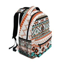 AUUXVA Ethnic Aztec Geometric Backpack Travel School Shoulder Bag For Kids Boys Girls Women Men -Backpack Shop 51ppIX1Fo3L