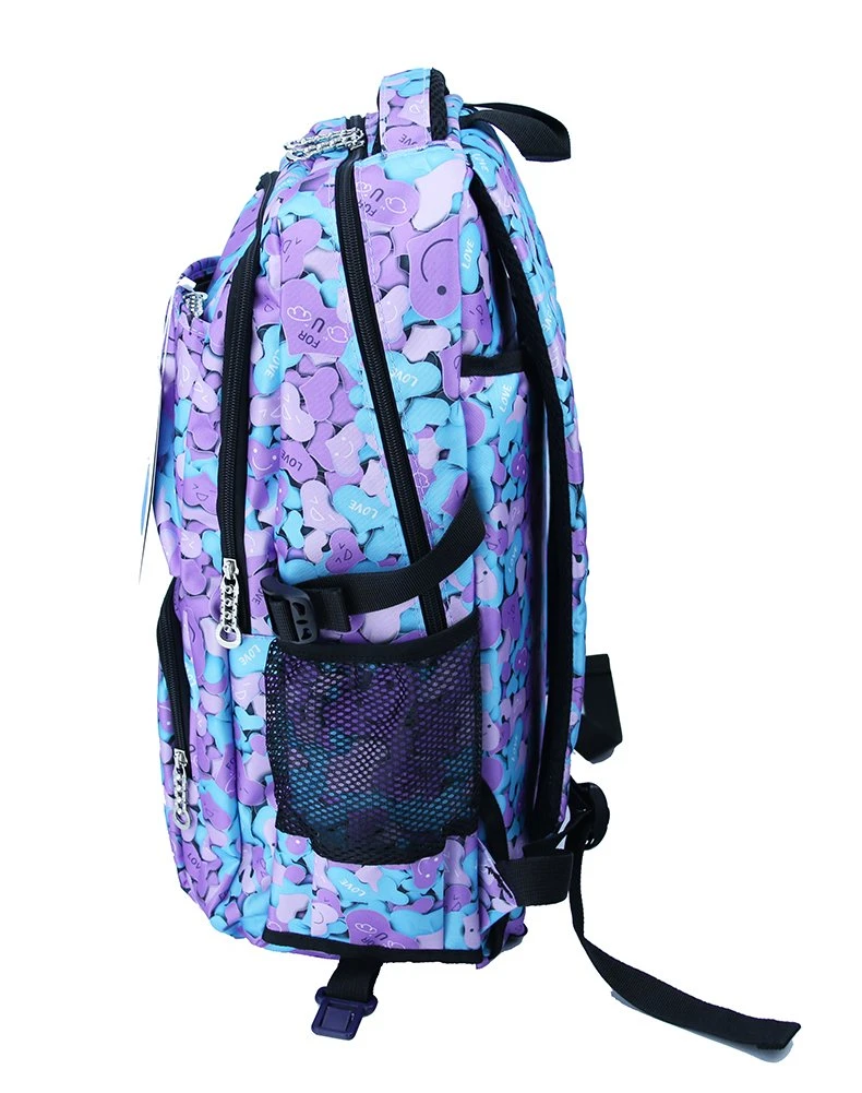 Meetbelify Kids Rolling Backpacks Luggage Six Wheels Unisex Trolley School Bags Purple 4 Meetbelify Kids Rolling Backpacks Luggage Six Wheels Unisex Trolley School Bags Purple - Image 4