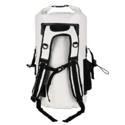 Buffalo Gear Portable Insulated Backpack Cooler Bag - Hands-Free And Collapsible, Waterproof And Soft-Sided Cooler Backpack For Hiking, The Beach, Picnics,Camping, Fishing - White,35 Liters,30 Can -Backpack Shop 61APk1HNQuL